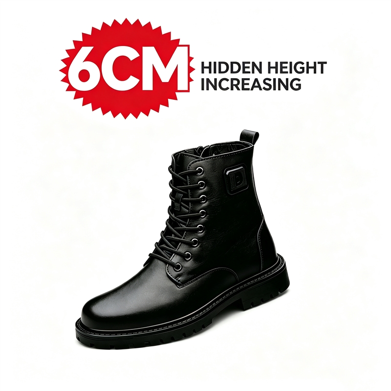 Men'S Shoes Height Increase - Men 6cm Hidden Height Increasing Leather