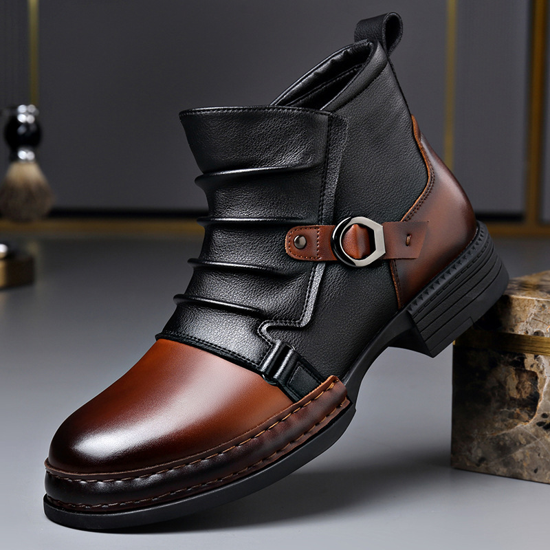 Autumn Winter Retro Ankle Boot - Men Shoes Boots review and price