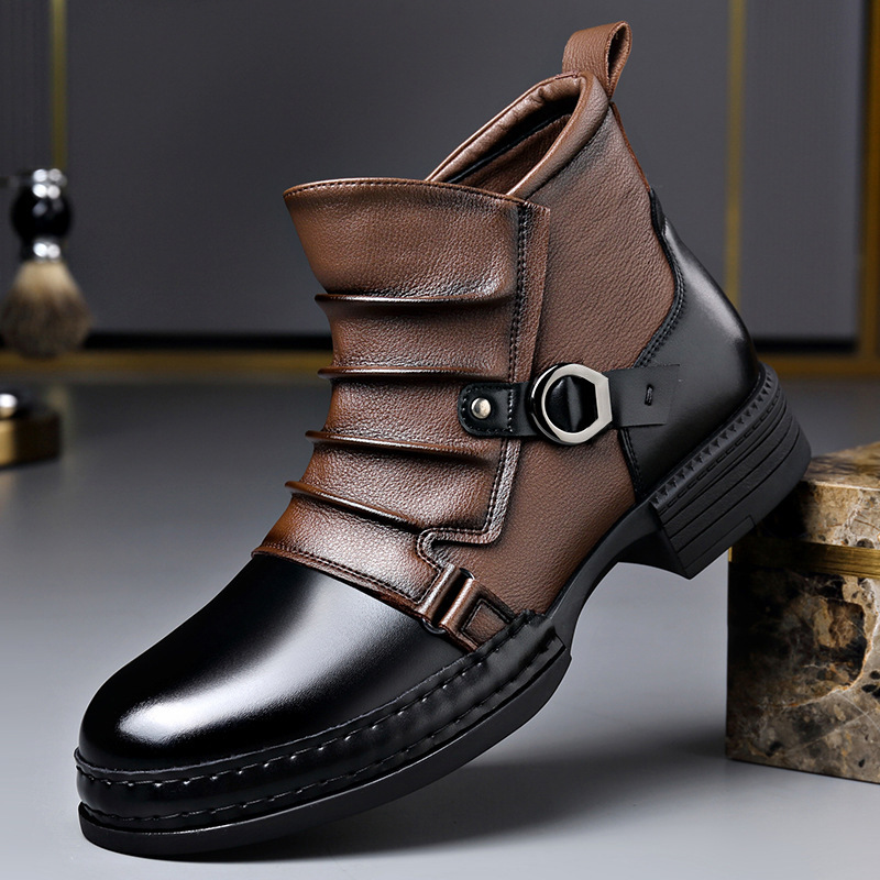 Autumn Winter Retro Ankle Boot - Men Shoes Boots review and price
