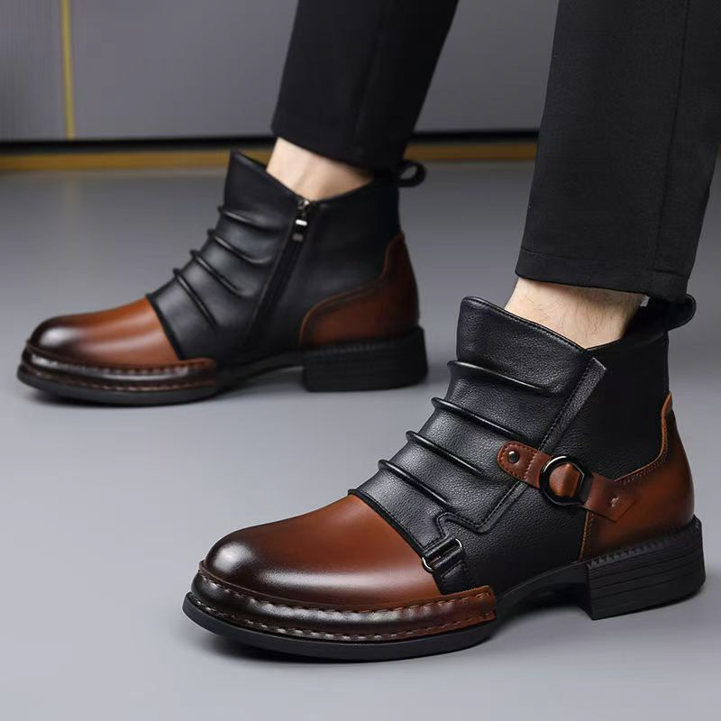 Autumn Winter Retro Ankle Boot - Men Shoes Boots review and price