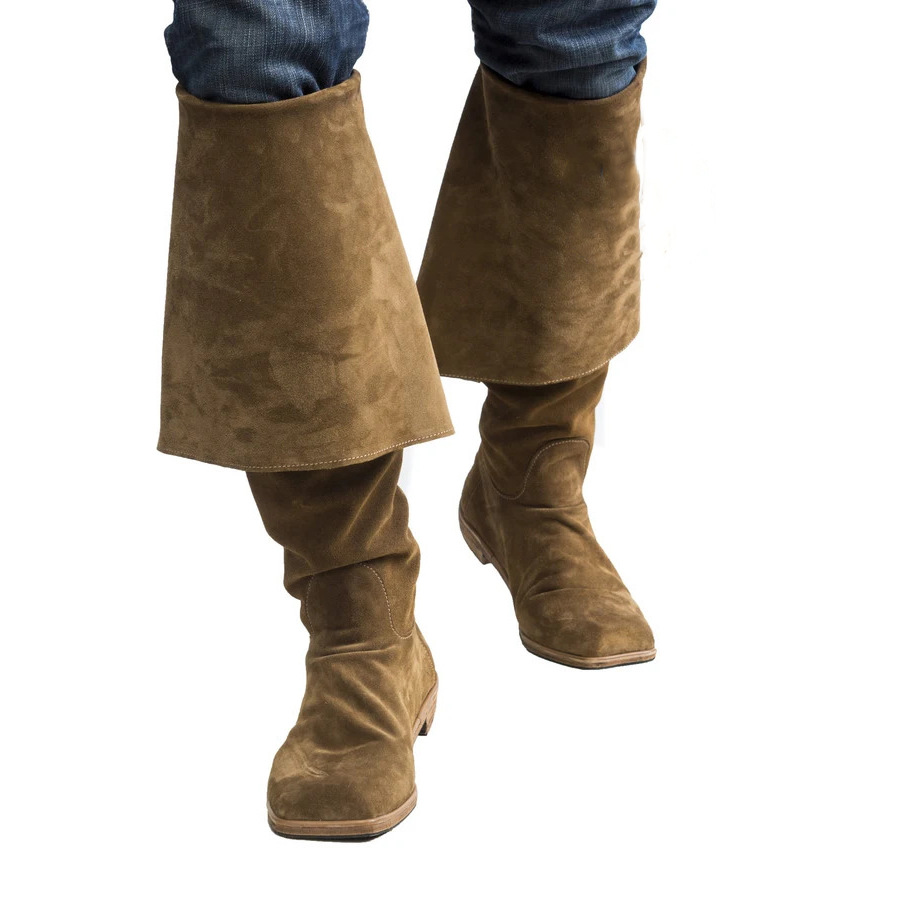 Men's Suede Slouchy Knee-High  - Shoes Heels Men review and price