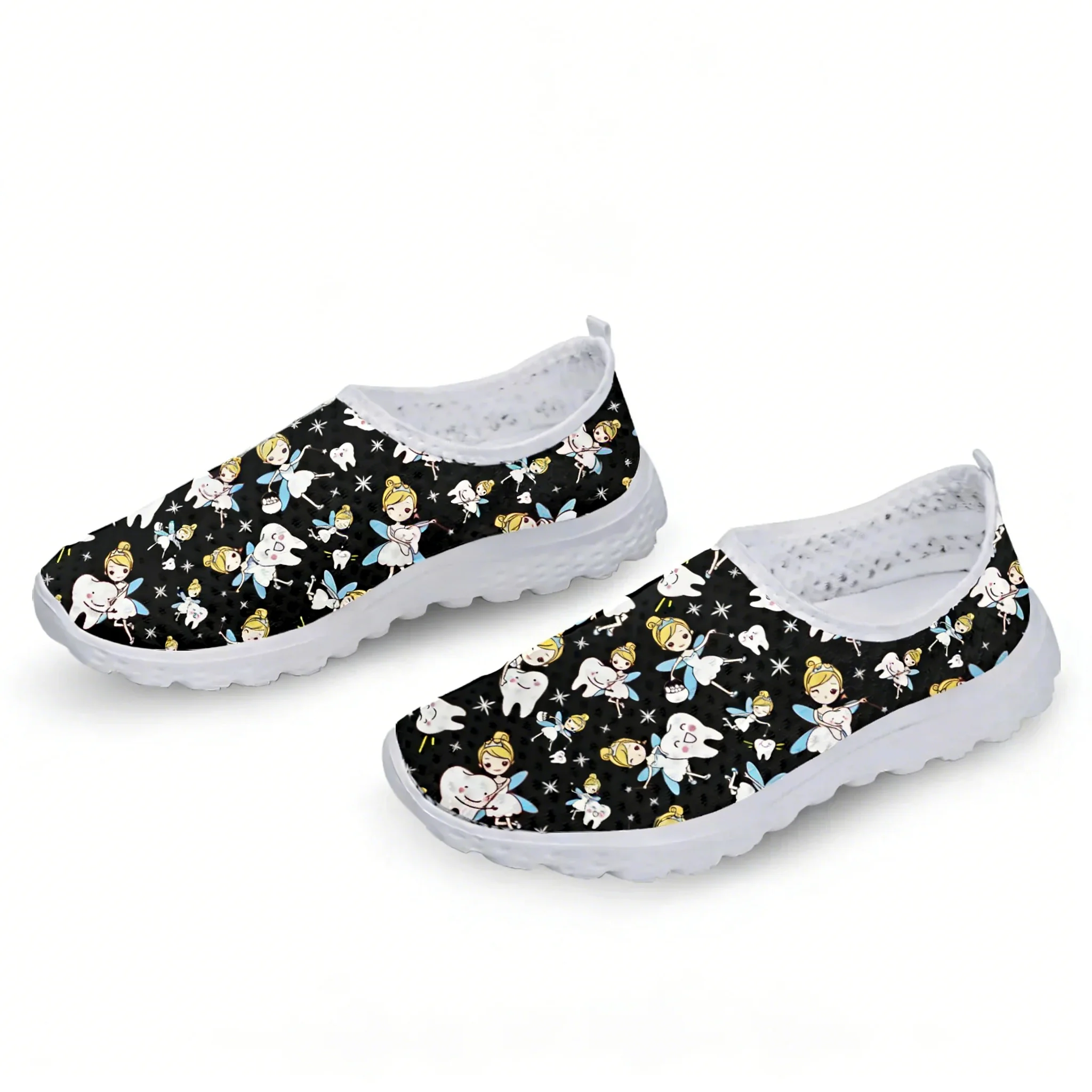 Cute Cartoon Nurse Elf/Teeth M - Men'S Shoes For Tennis review and price