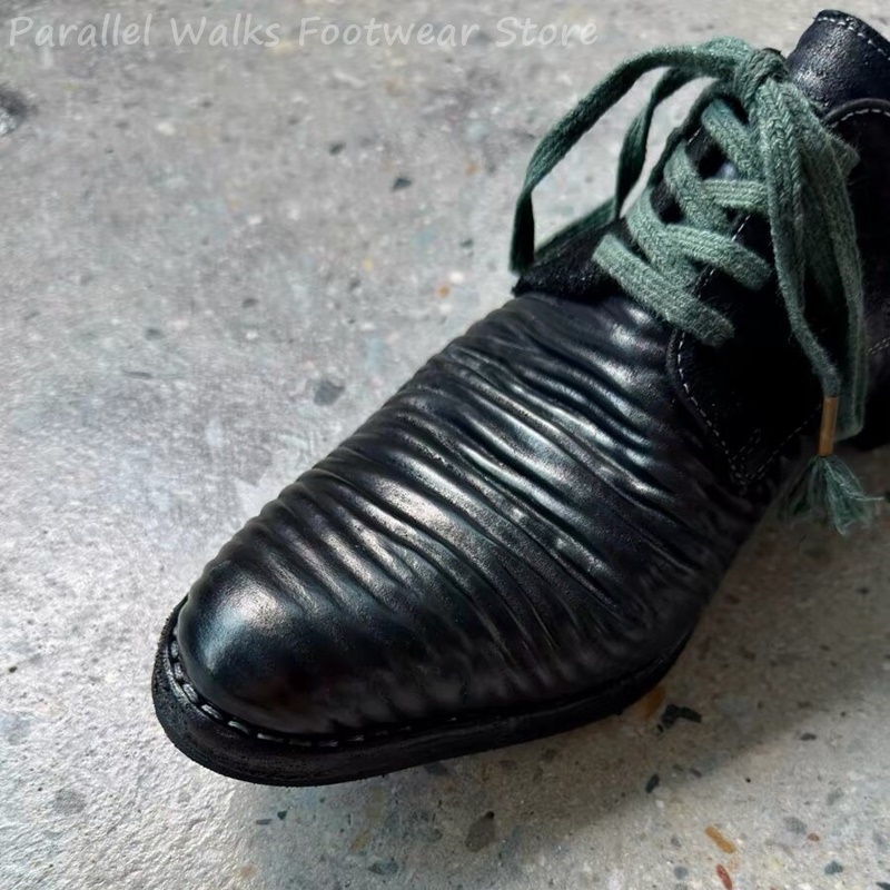 Mens Pleated Leather Derby Sho - Men'S Shoes Smart review and price