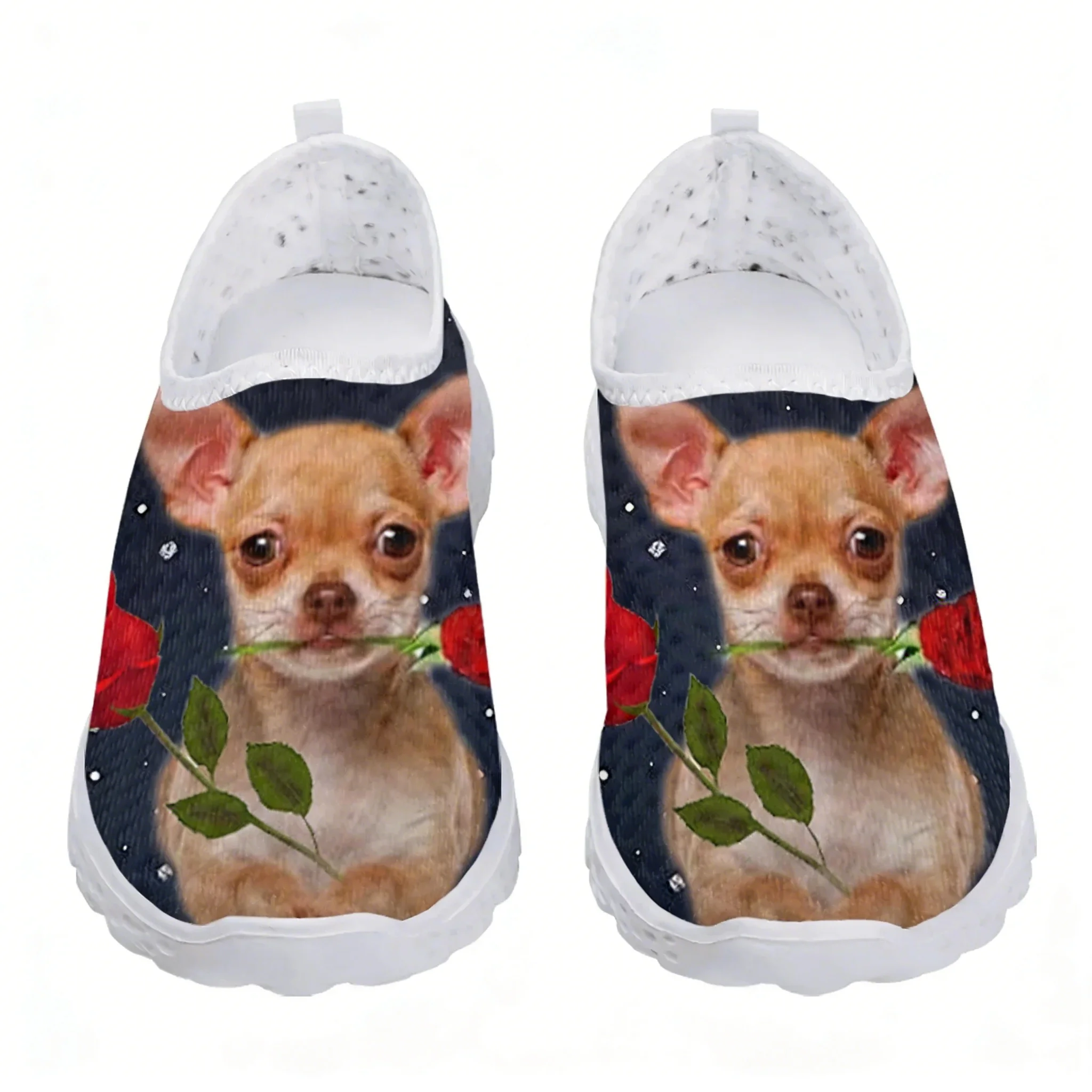 Chihuahua Rose Flower Design M - Men'S Shoes For Tennis review and price