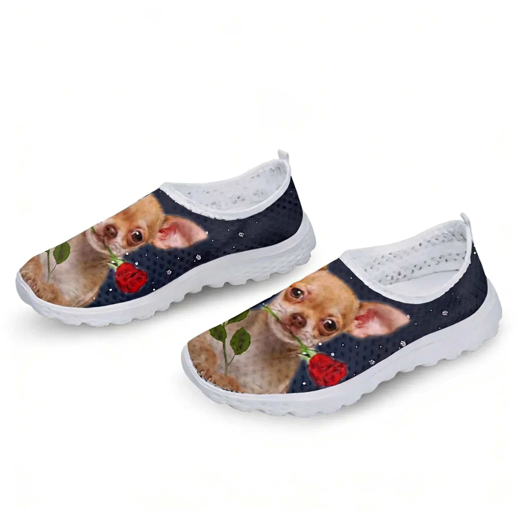 Chihuahua Rose Flower Design M - Men'S Shoes For Tennis review and price