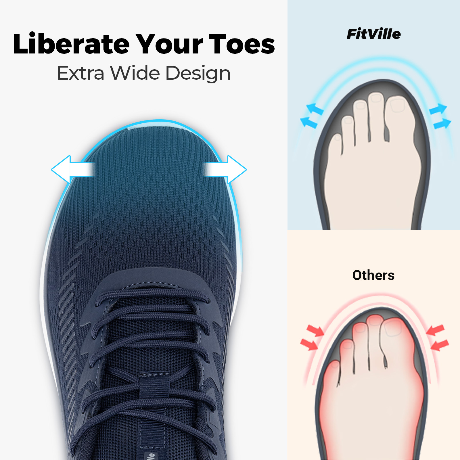 FitVille Men's Walking Shoes L - Men Shoes Size Chart review and price