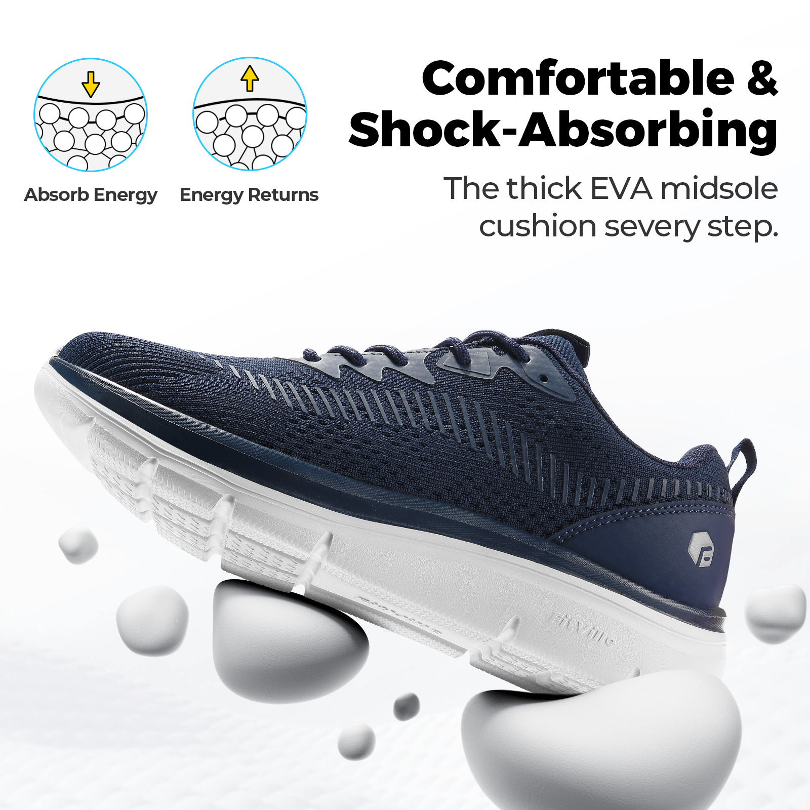 FitVille Men's Walking Shoes L - Men Shoes Size Chart review and price