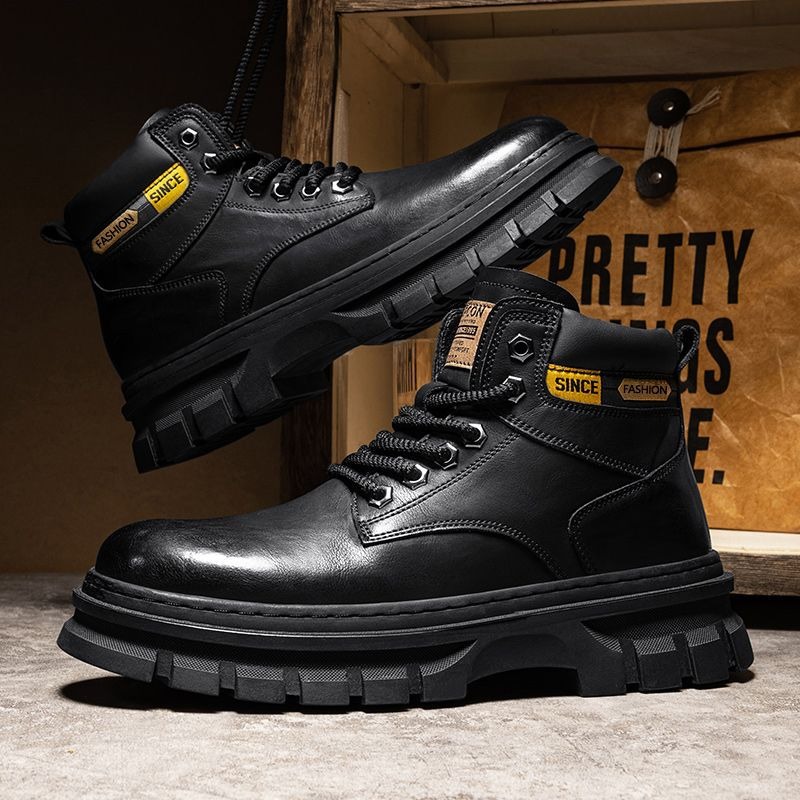 Vintage Men Platform Ankle Boo - Men Shoes Boots review and price