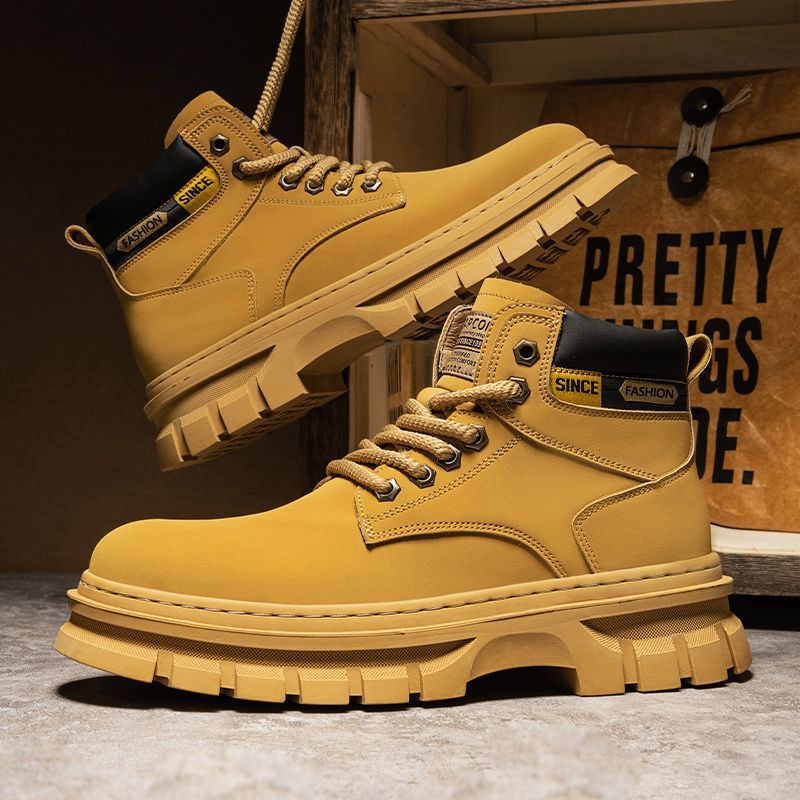 Vintage Men Platform Ankle Boo - Men Shoes Boots review and price