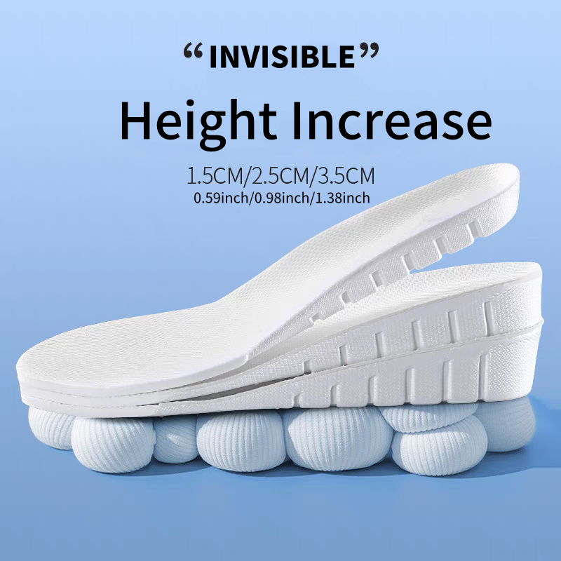 1 Pair New 1.5-3.5cm White Inv - Men Shoes Size Chart review and price