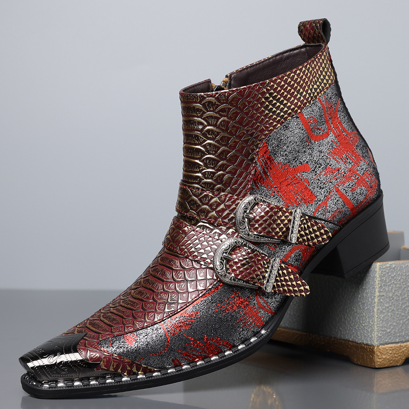 Men's 2026 Retro Cowboy Leathe - Men Shoes Size Chart review and price