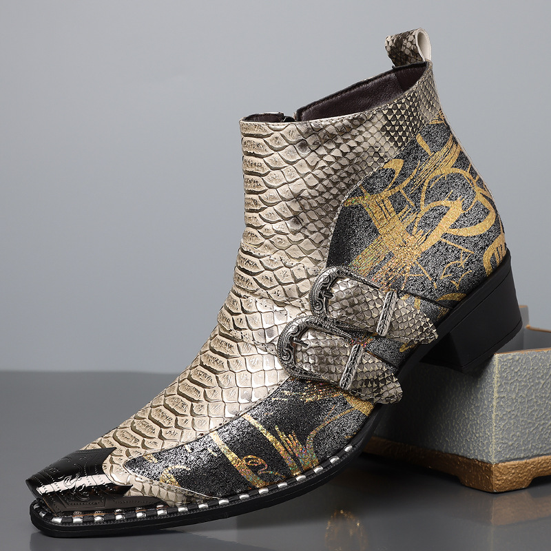 Men's 2026 Retro Cowboy Leathe - Men Shoes Size Chart review and price