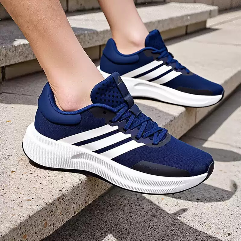 Adidas Navy Blue Three Stripes - Men Shoes Jd review and price