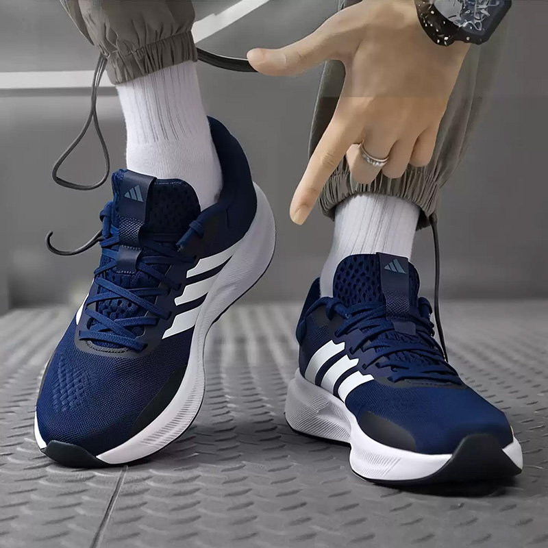 Adidas Navy Blue Three Stripes - Men Shoes Jd review and price
