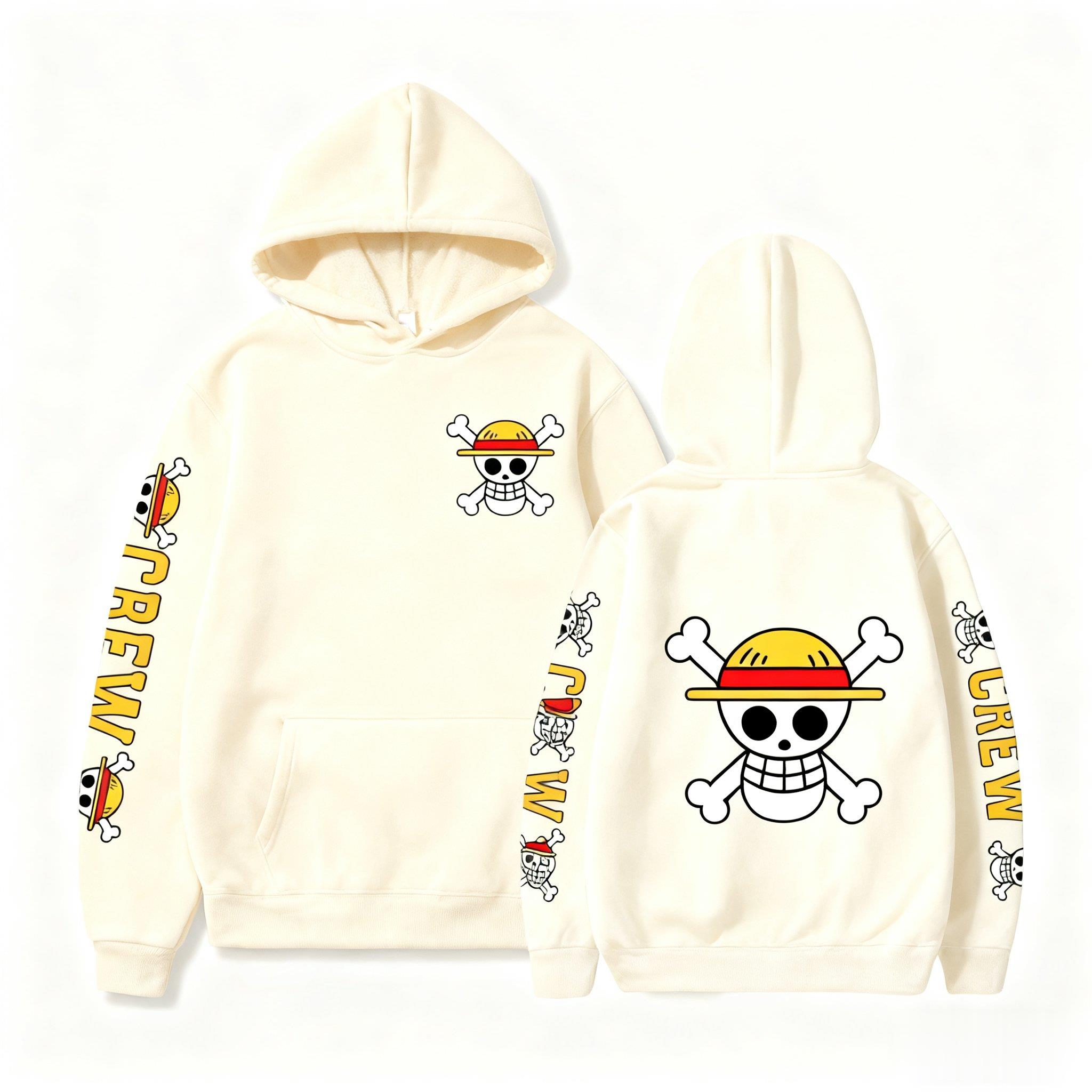 One Piece Skull Print Hoodie M - Men Shoes Japan review and price