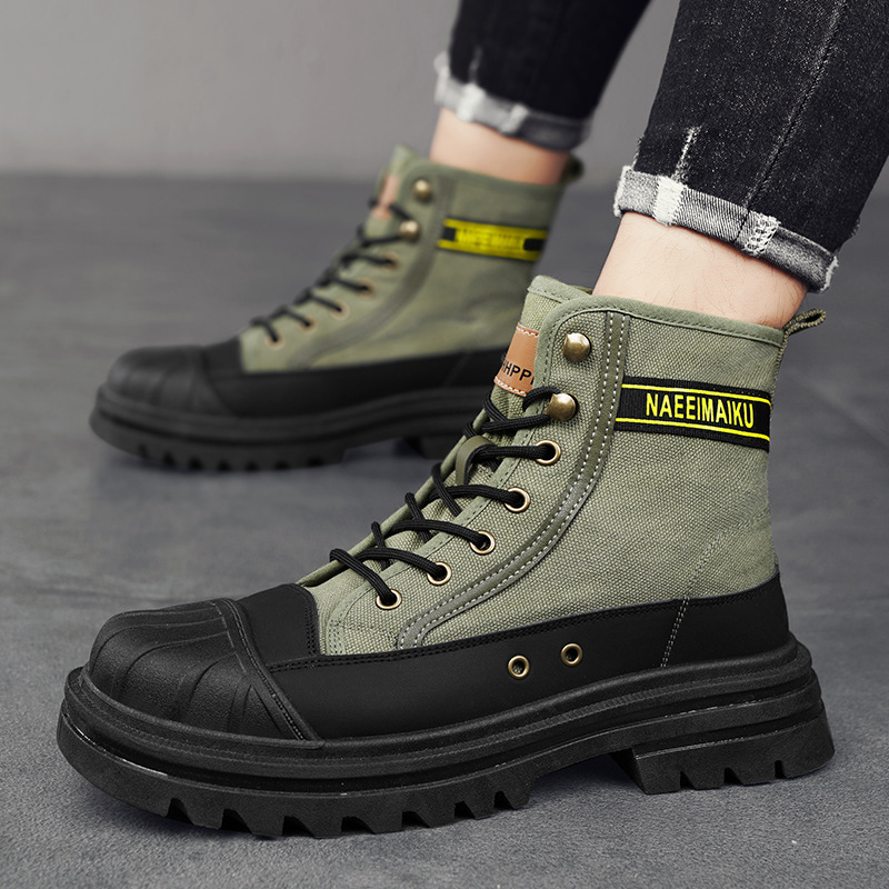 Mens Canvas Boots Fashion High - Men'S Shoes Dockers review and price