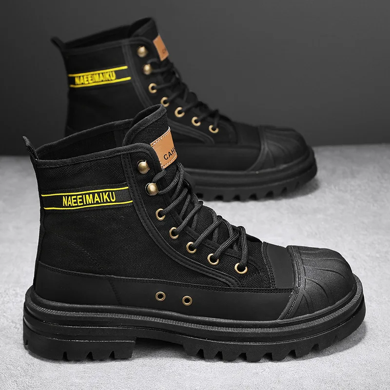 Mens Canvas Boots Fashion High - Men'S Shoes Dockers review and price