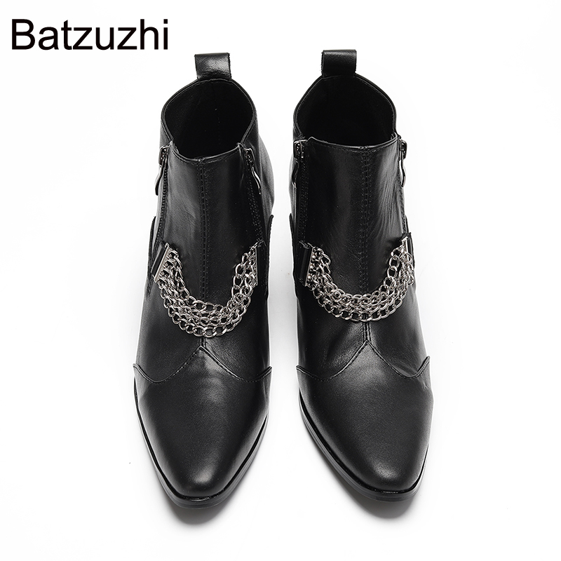 Batzuzhi 7cm High Heels Pointe - Shoes Heels Men review and price