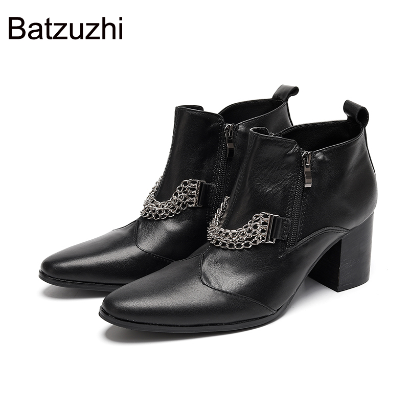 Batzuzhi 7cm High Heels Pointe - Shoes Heels Men review and price