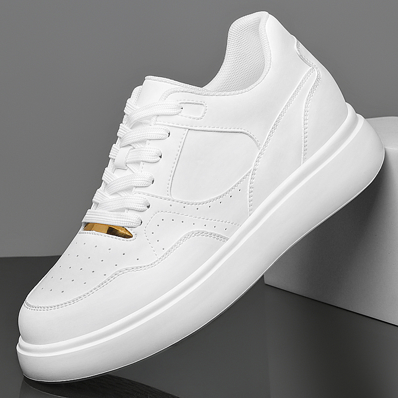 Men Solid Faux Leather Skate S - Men'S Shoes To Increase Height review and price