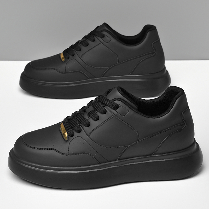 Men Solid Faux Leather Skate S - Men'S Shoes To Increase Height review and price