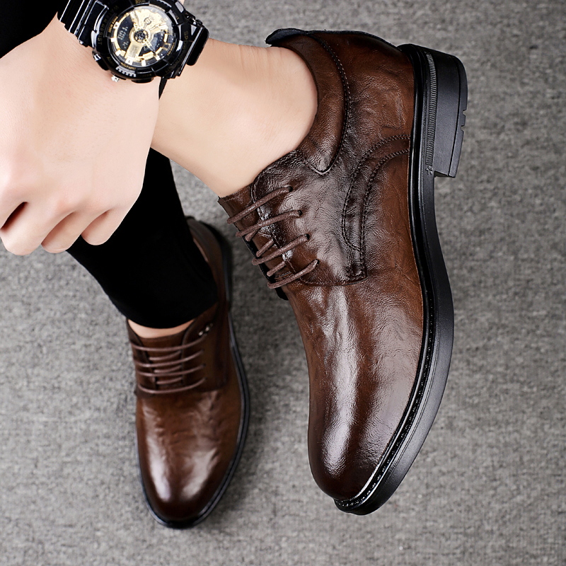Leather Casual Elevator Shoes  - Men Shoes Size Chart review and price
