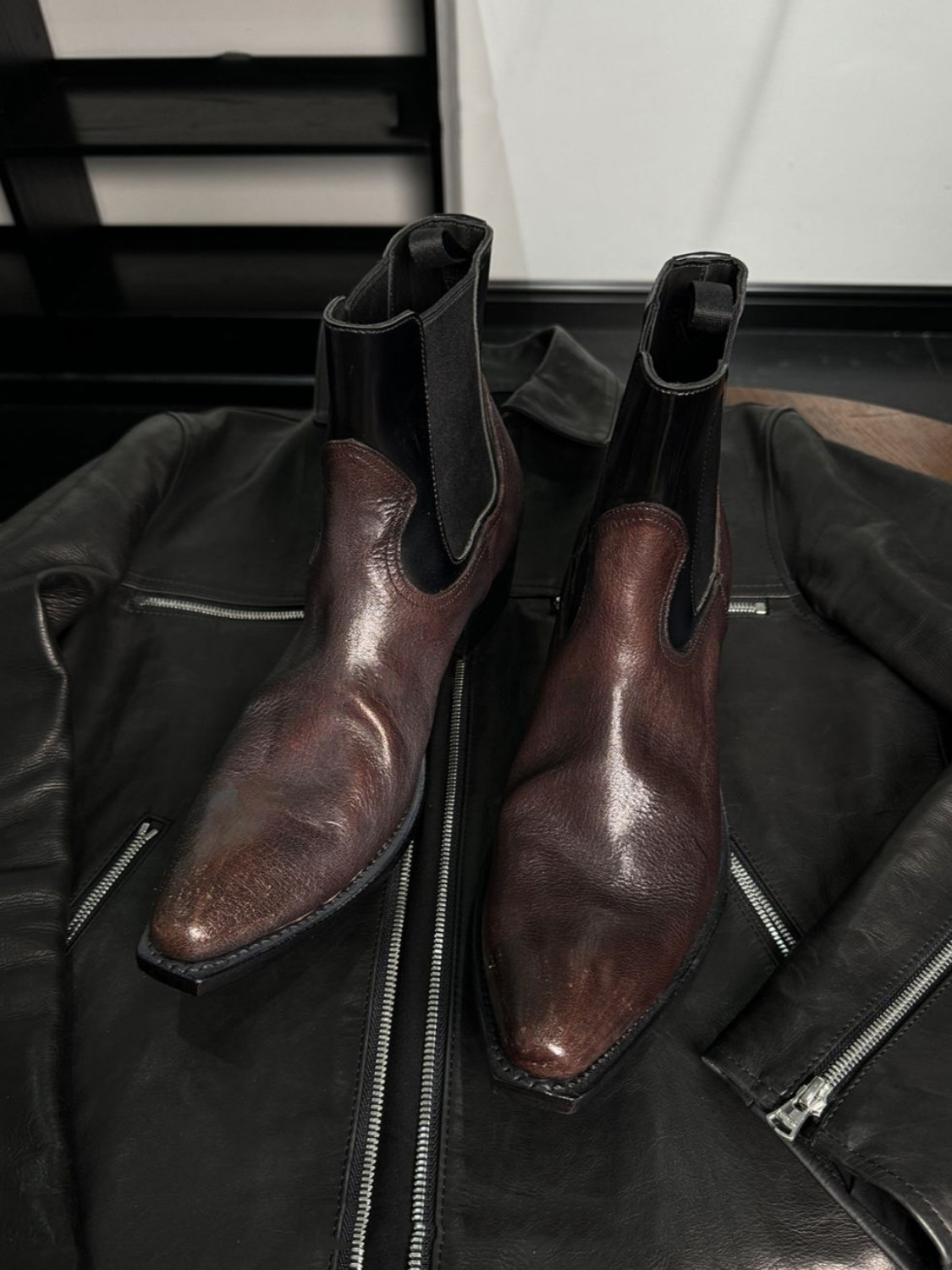 Men's Black Leather Chelsea Bo - Men'S Shoes Smart review and price